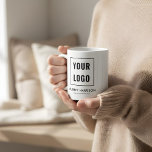 Mug Logo d'entreprise Simple Minimal<br><div class="desc">Ajoutez votre logo.</div>