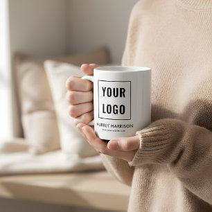 Mug Logo d'entreprise Simple Minimal