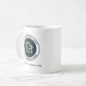 Mug Logo d'entreprise simple Personnalisé (Devant gauche)