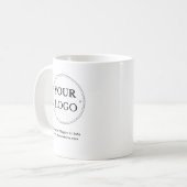 Mug Logo d'entreprise stylé moderne professionnel  (Devant gauche)