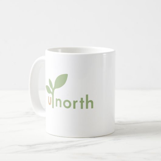 Mug Logo d'entreprise U North (Devant gauche)