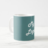 Mug Logo d'entreprise verte (Devant gauche)