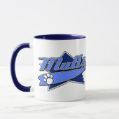 Mug Logo d'équipe de baseball - chiens (Gauche)