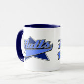 Mug Logo d'équipe de baseball - chiens (Devant gauche)