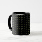Mug logo des clubs de golf et des dimensions, (Devant gauche)