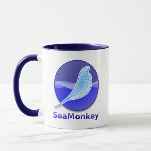 Mug Logo des textes de SeaMonkey (Gauche)
