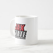 Mug Logo d'état de Jacksonville State University JAX S (Devant gauche)