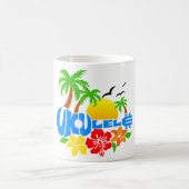 Mug Logo d'île d'ukulélé (Centre)