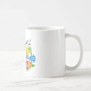 Mug Logo d'île d'ukulélé
