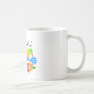 Mug Logo d'île d'ukulélé