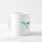 Mug Logo d'oiseau de mer de Tortugas sec (Devant gauche)