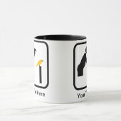 Mug Logo d'oiseaux/d'oiseaux personnalisable (Centre)