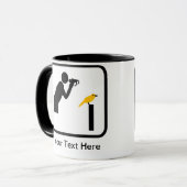 Mug Logo d'oiseaux/d'oiseaux personnalisable (Devant gauche)