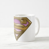 Mug Logo doré Supergirl (Devant droit)