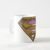 Mug Logo doré Supergirl (Devant gauche)