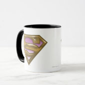 Mug Logo doré Supergirl (Devant gauche)