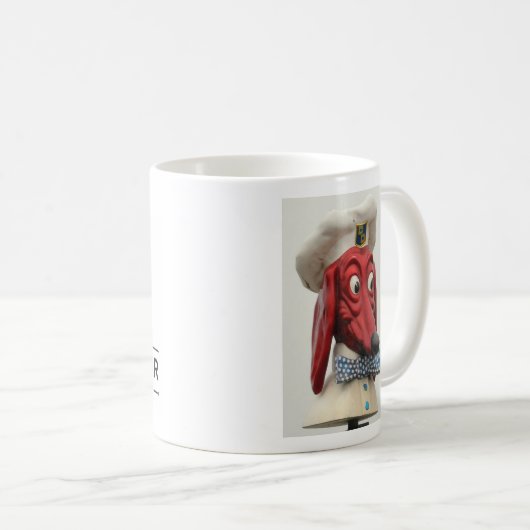 Mug Logo d'original de restaurant de WAGON-RESTAURANT (Devant droit)