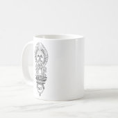 Mug logo Double-classé de bâtiment d'Oviatt (Devant gauche)