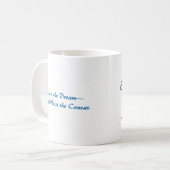 Mug Logo du bateau à voile 'Origine Charters' / Slogan (Devant gauche)