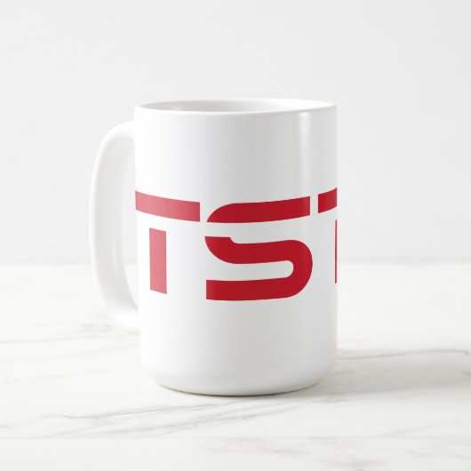 Mug Logo du bloc du TSTC (Devant gauche)