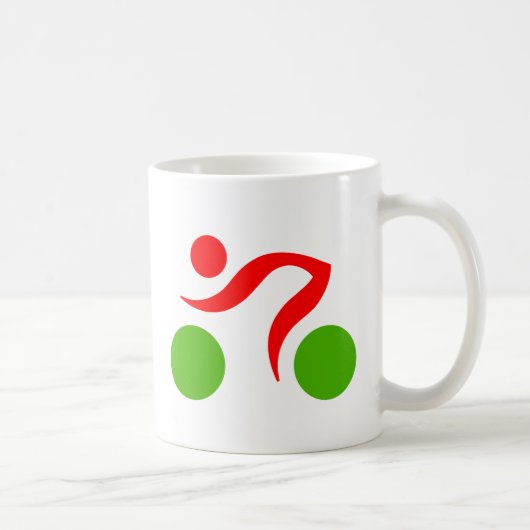 Mug Logo du cool cycliste (Droite)