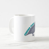 Mug logo du parc des oiseaux Joshua Tree cailles (Devant gauche)