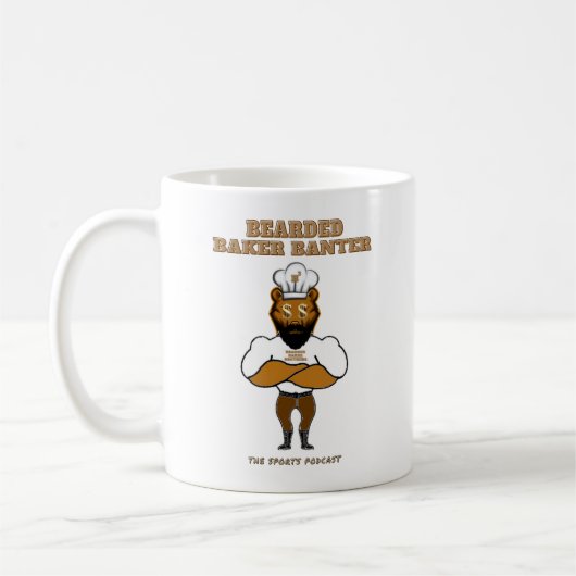 Mug Logo du podcast Beared Baker Banter (Gauche)
