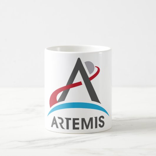 Mug Logo du programme Artémis de la NASA Mars 2024 Ast (Centre)