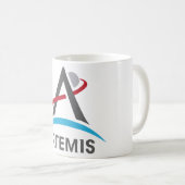 Mug Logo du programme NASA Artemis Mars 2024 astronaut (Devant droit)
