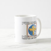Mug Logo du Réseau fédéral inspiré par Starship Troope (Devant droit)