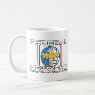 Mug Logo du Réseau fédéral inspiré par Starship Troope