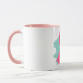 Mug Logo du ruban rose pour la sensibilisation au canc (Gauche)