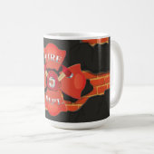 Mug Logo du service d'incendie (Devant droit)