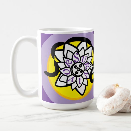 Mug Logo du survivant SR (Avec donut)