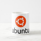 Mug Logo d'Ubuntu Linux (Centre)