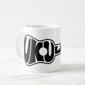 Mug Logo d'ukulélé (Devant gauche)