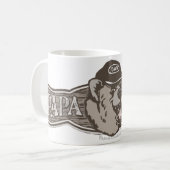 Mug Logo d'usage d'ours de papa (Devant gauche)