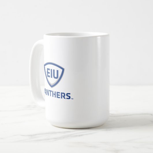 Mug Logo Eastern Illinois Panthers Shield & Wordmark (Devant gauche)