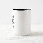 Mug - logo EDCC en noir avec couleurs (Centre)