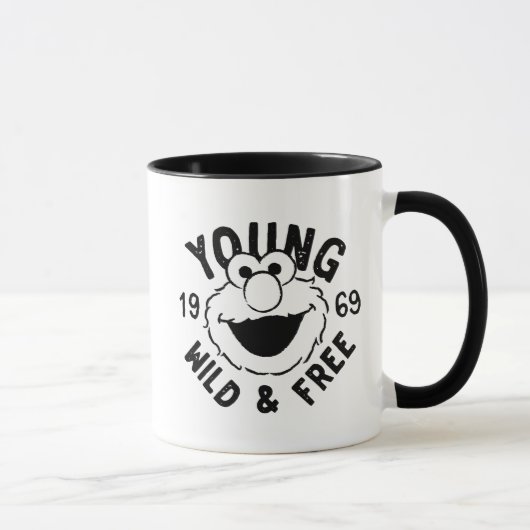 Mug Logo Elmo Skate - Young, Wild & Free 1969 (Droite)