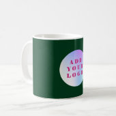 Mug logo Emerald green business (Devant gauche)