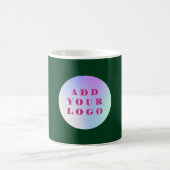 Mug logo Emerald green business (Centre)