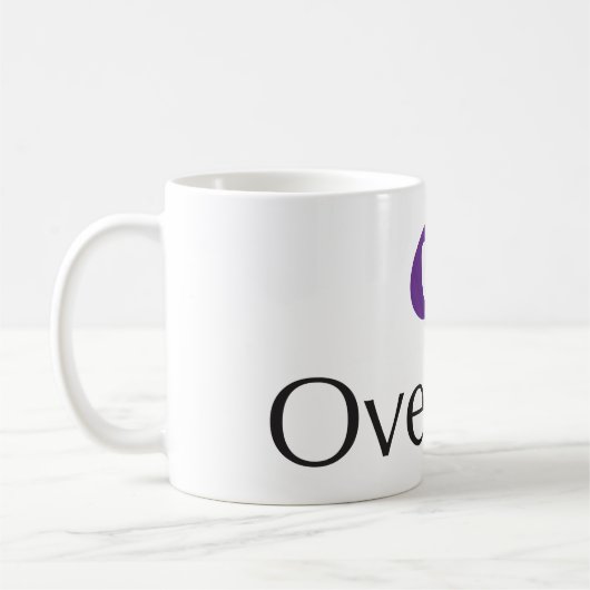 Mug Logo empilé d'ouverture (Gauche)