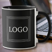Mug Logo en gras minimaliste noir