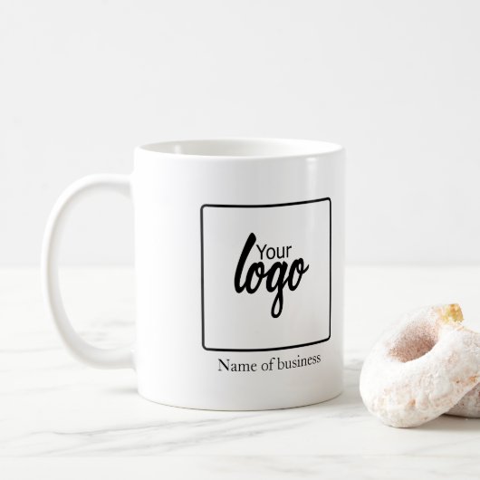 Mug Logo Entreprise personnalisée (Avec donut)