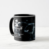 Mug Logo et informations d'entreprise (Devant gauche)