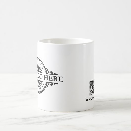 Mug Logo et QR Code Business Marketing (Centre)