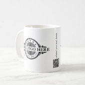 Mug Logo et QR Code Business Marketing (Devant gauche)