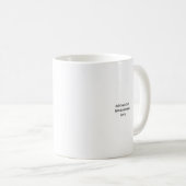 Mug Logo et texte promotionnels (Devant droit)