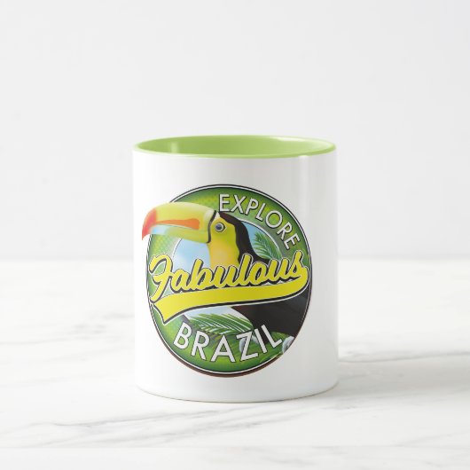 Mug Logo Explorez le Brésil Fabuleux (Centre)